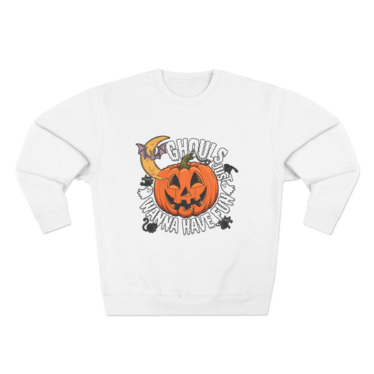 Scary Halloween Pumpkin Crewneck Sweatshirt