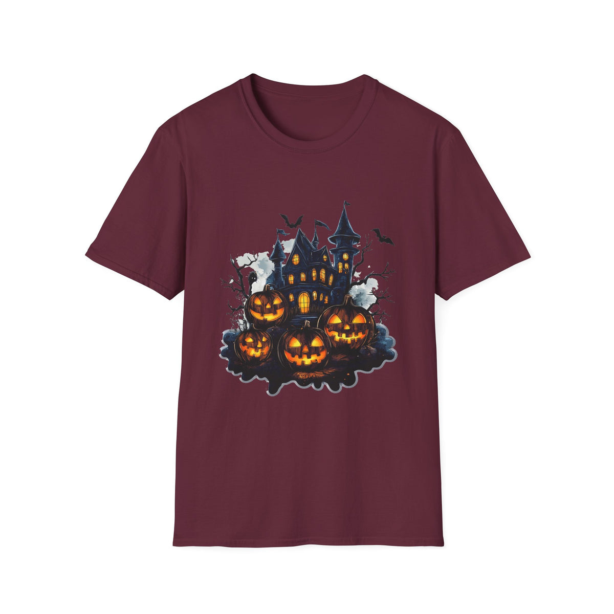 Scary Pumpkin Vintage Halloween T-Shirt