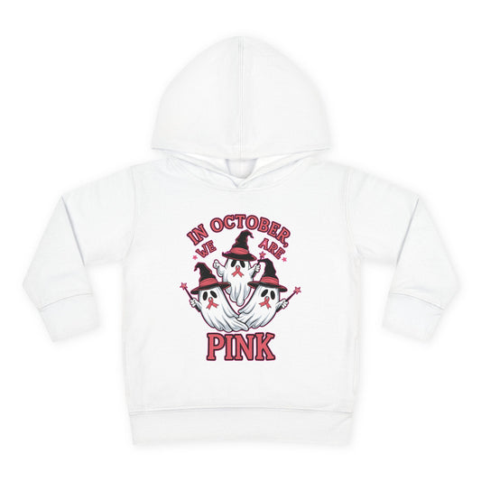 In October We Are Pink Toddler Hoodie