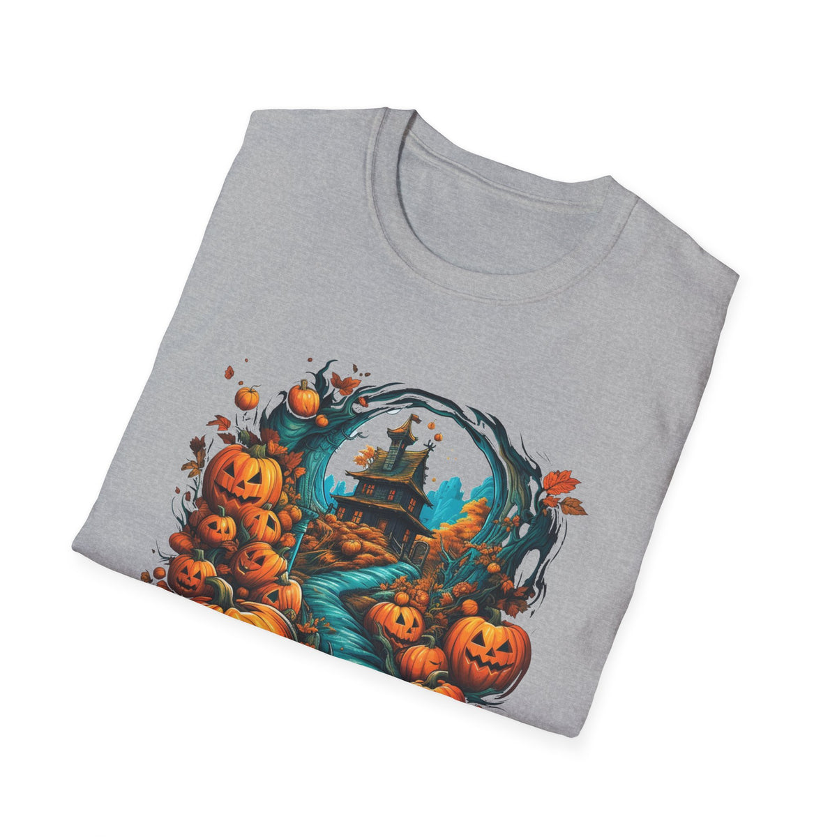 Scary Pumpkin Vintage Halloween T-Shirt