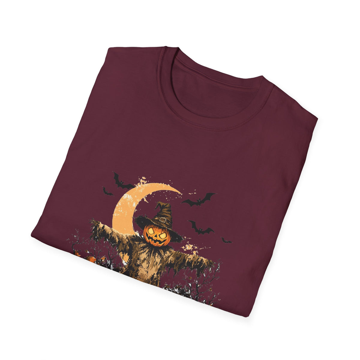 Scary Pumpkin Vintage Halloween T-Shirt