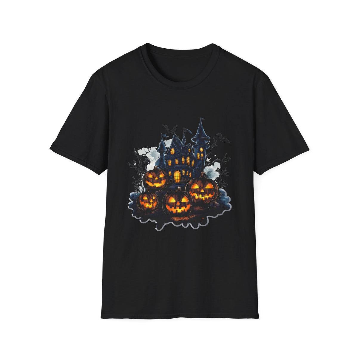 Scary Pumpkin Vintage Halloween T-Shirt