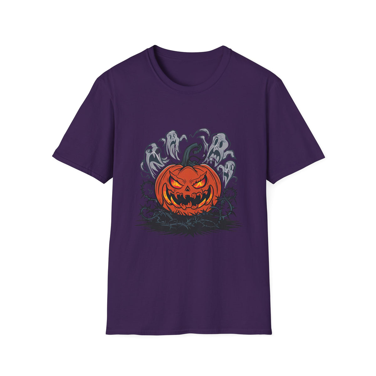 Scary Pumpkin Halloween T-Shirt