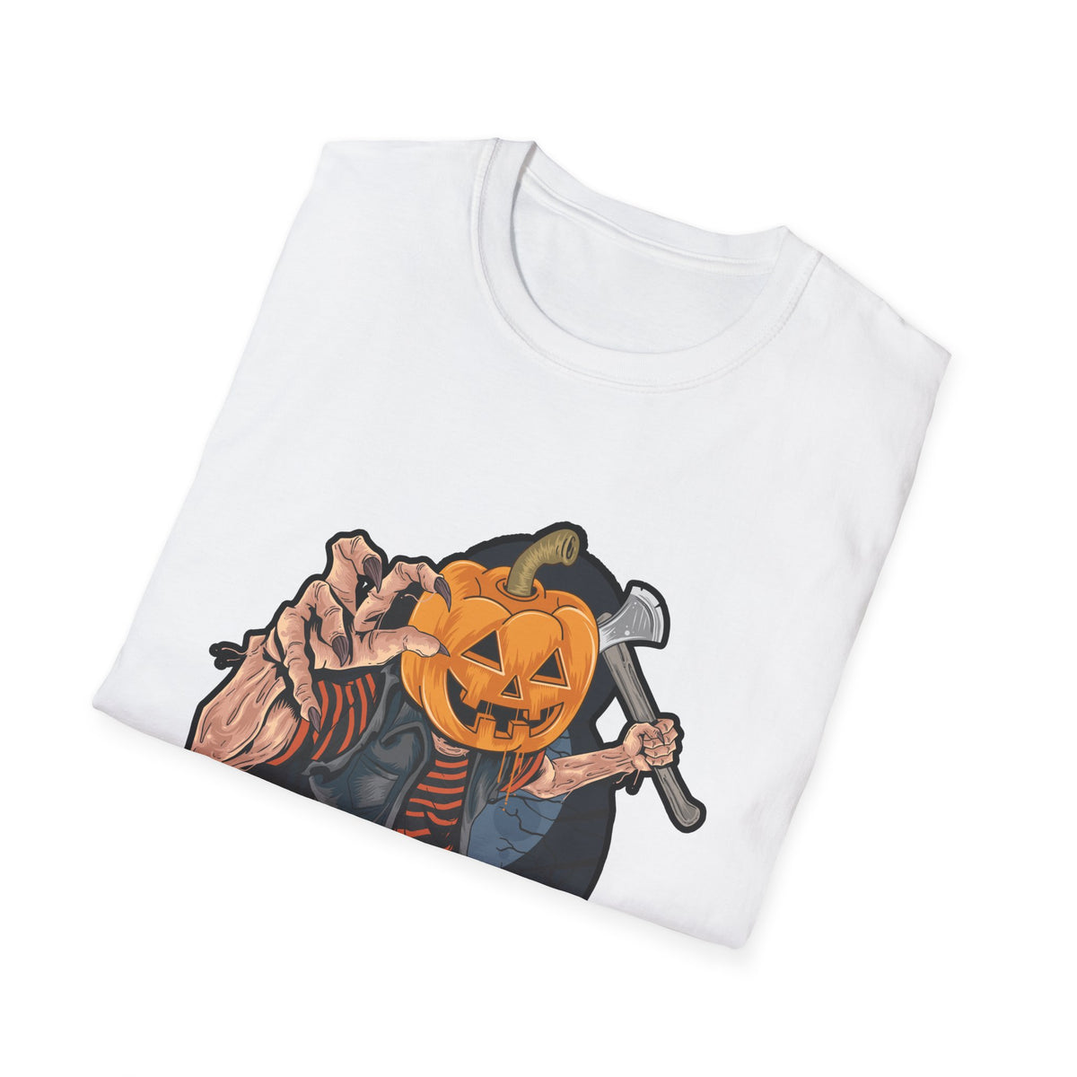 Scary Pumpkin Vintage Halloween T-Shirt