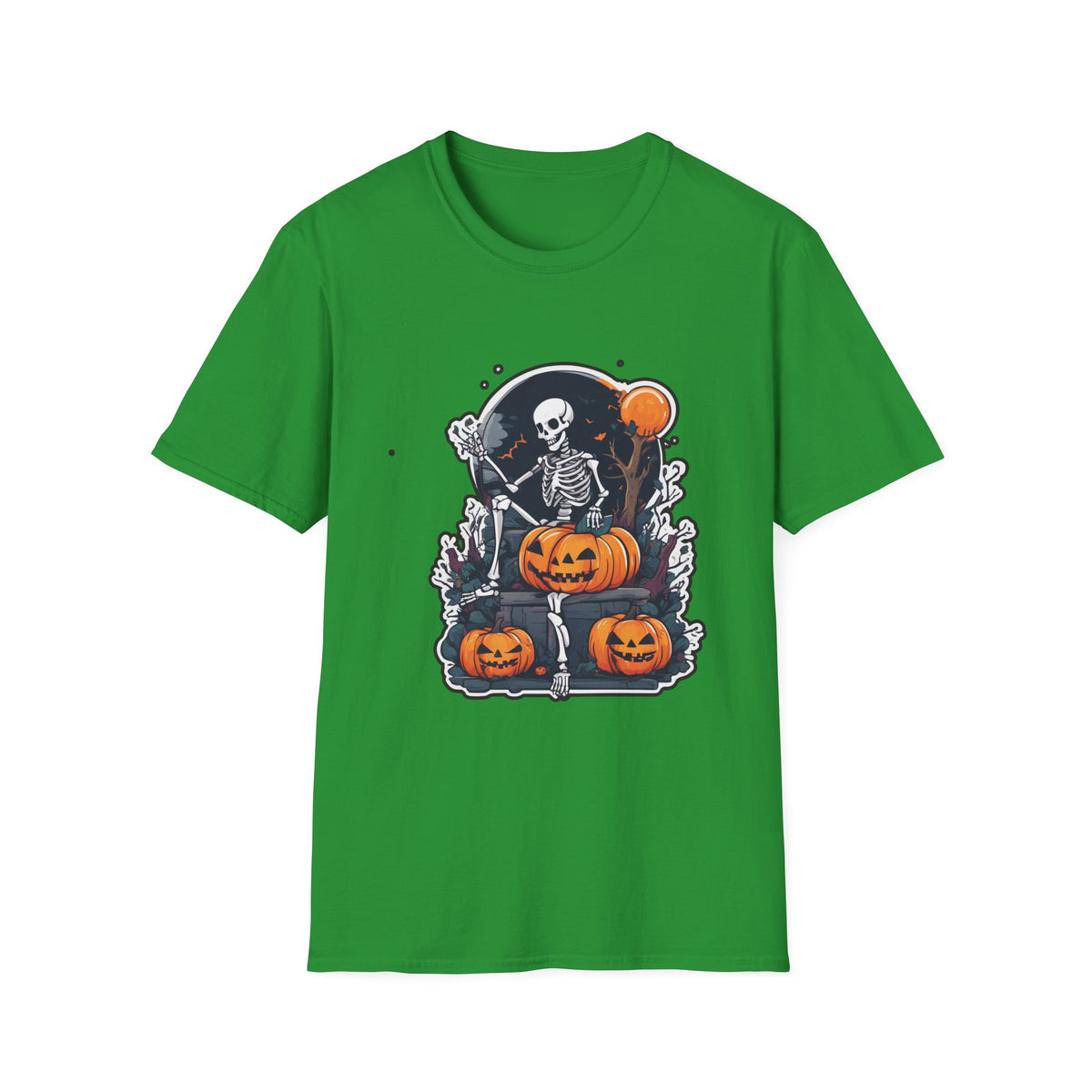 Scary Pumpkin Vintage Halloween T-Shirt