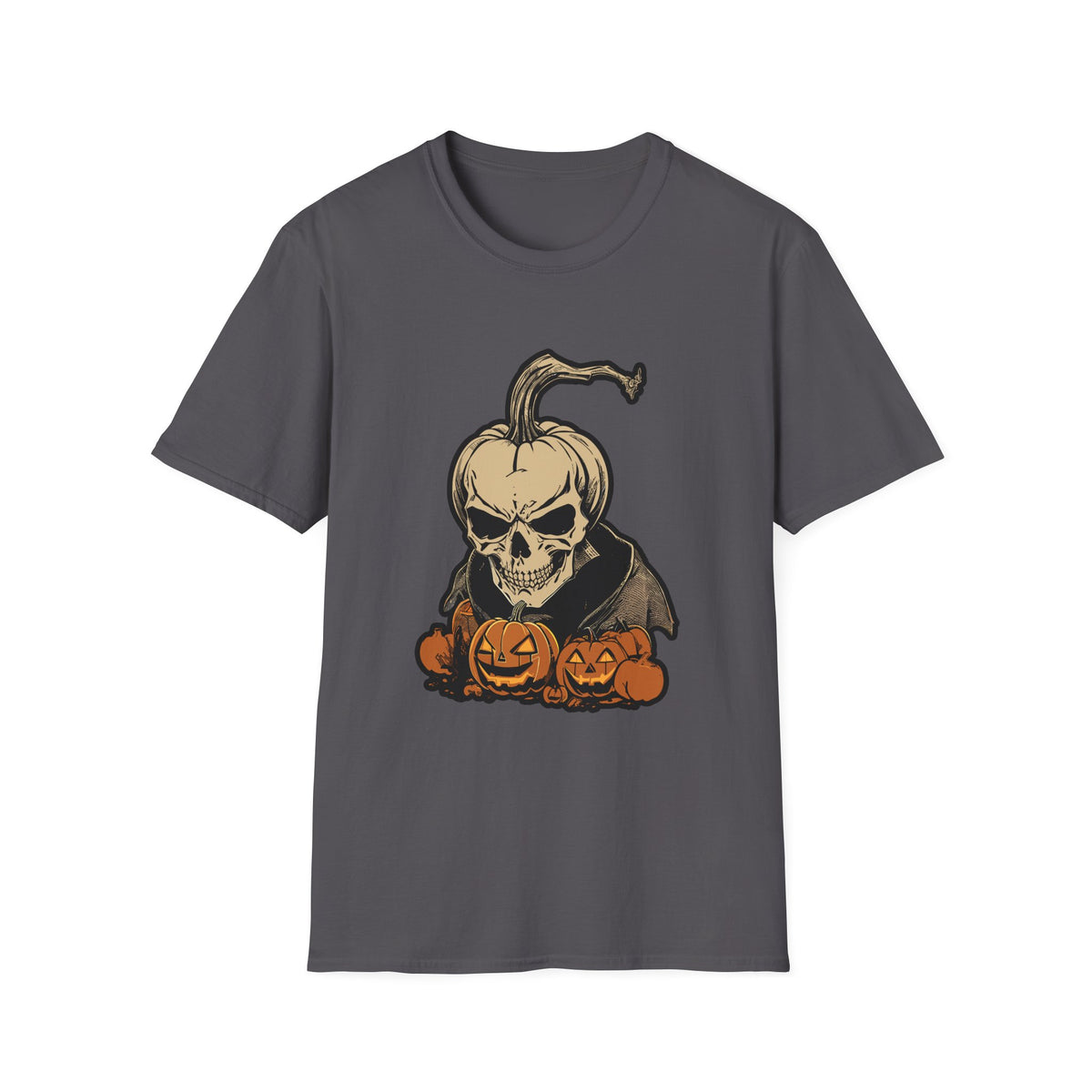 Scary Pumpkin Vintage Halloween T-Shirt