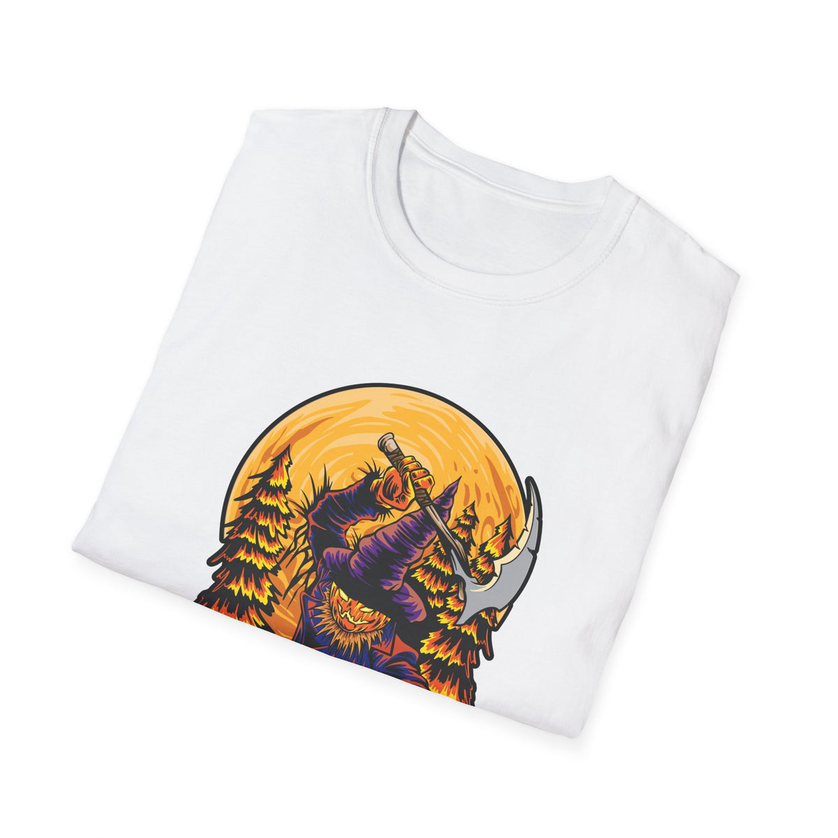 Scary Pumpkin Vintage Halloween T-Shirt