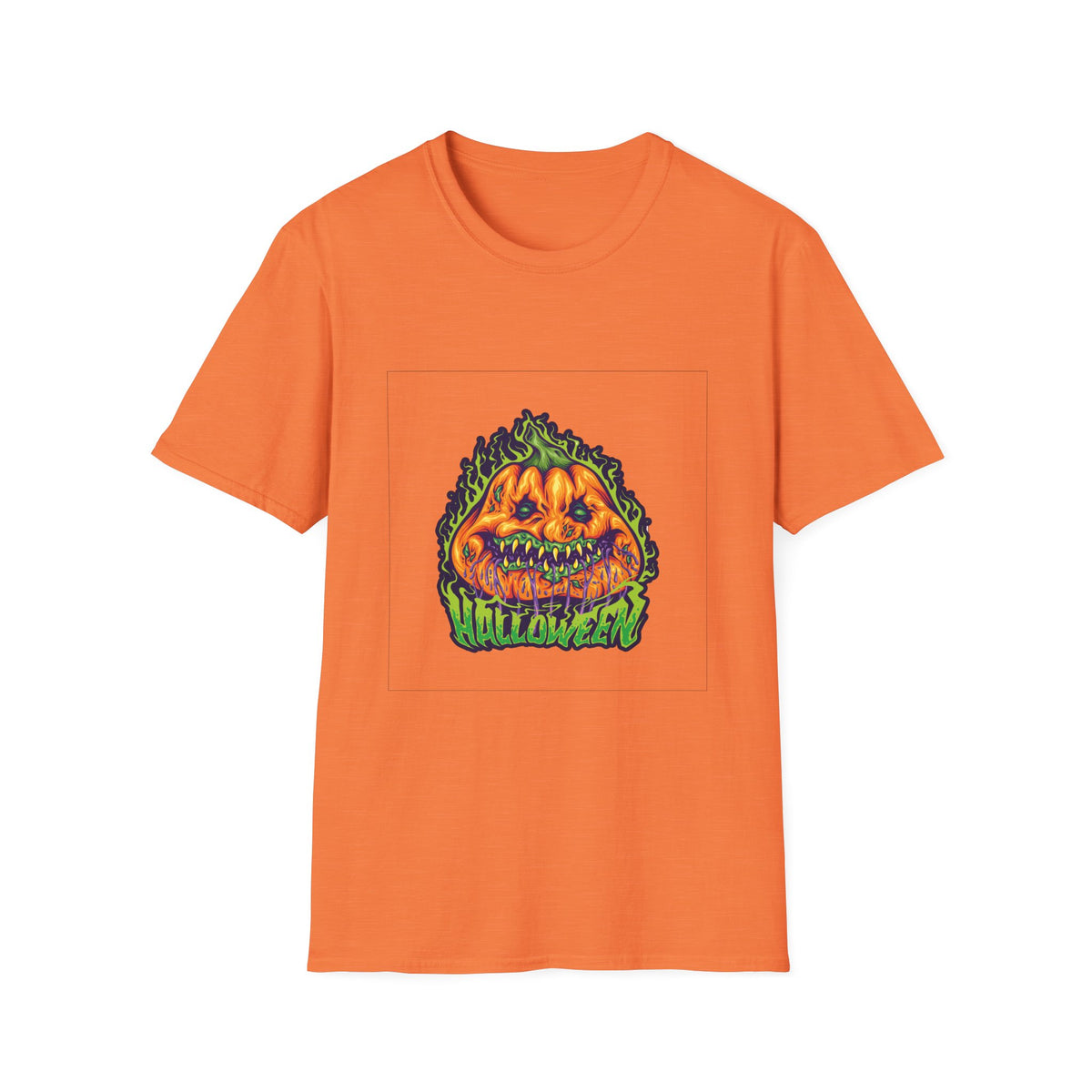 Scary Pumpkin Vintage Halloween T-Shirt