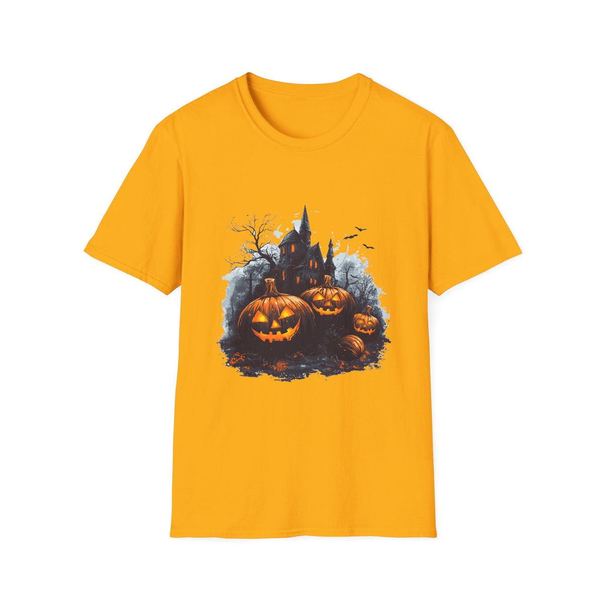 Scary Pumpkin Vintage Halloween T-Shirt