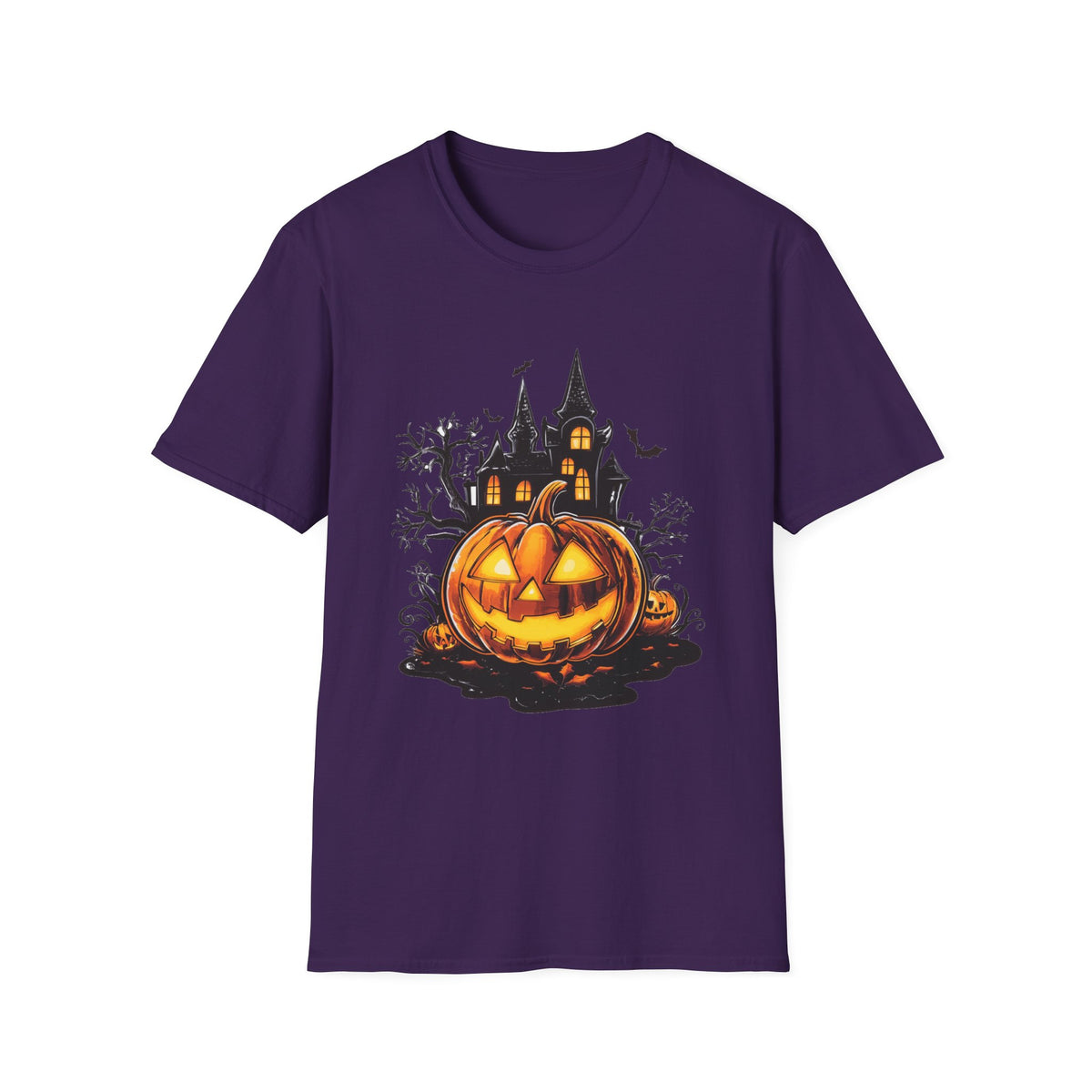 Scary Pumpkin Vintage Halloween T-Shirt