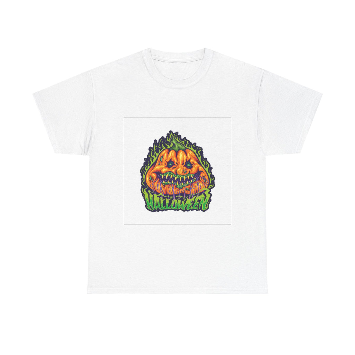 Scary Pumpkin Halloween T-Shirt Unisex