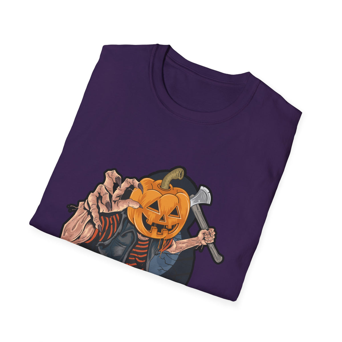 Scary Pumpkin Vintage Halloween T-Shirt