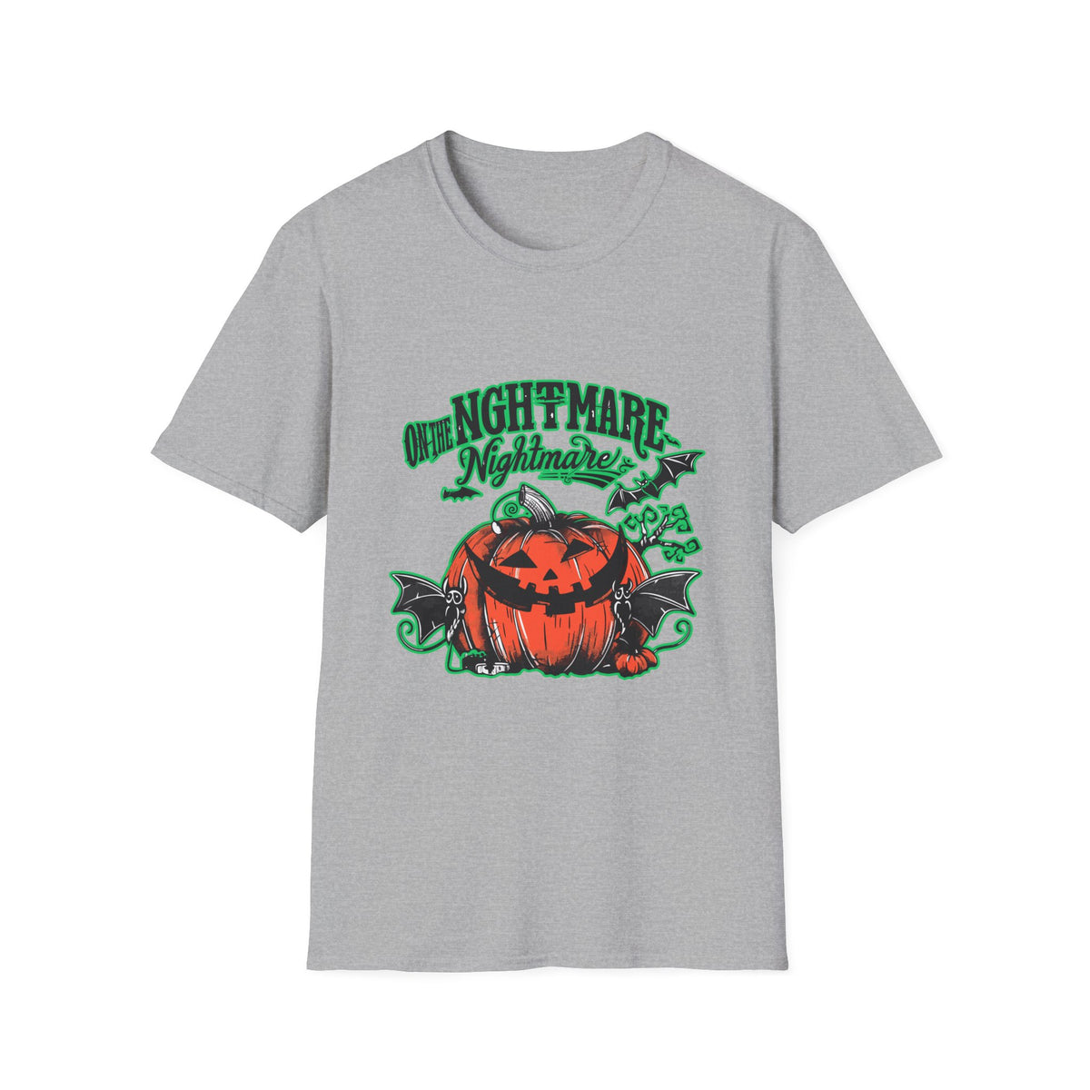 Scary Pumpkin Vintage Halloween T-Shirt