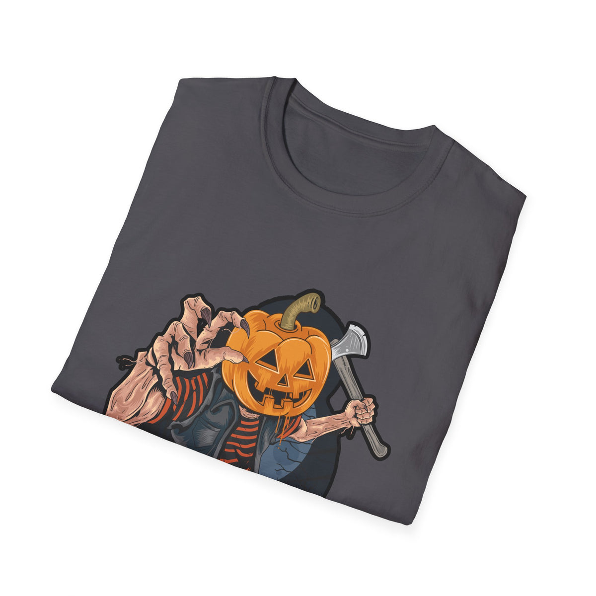 Scary Pumpkin Vintage Halloween T-Shirt