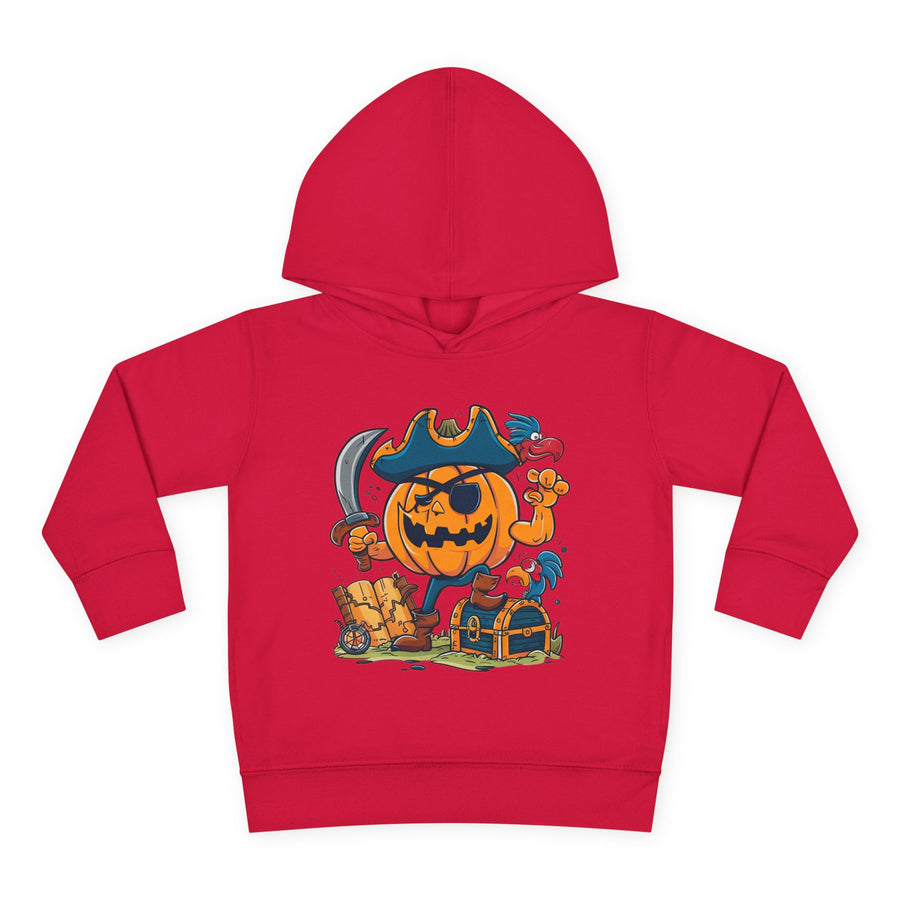 Cute Pirate Pumpkin Toddler Hoodie for Halloween