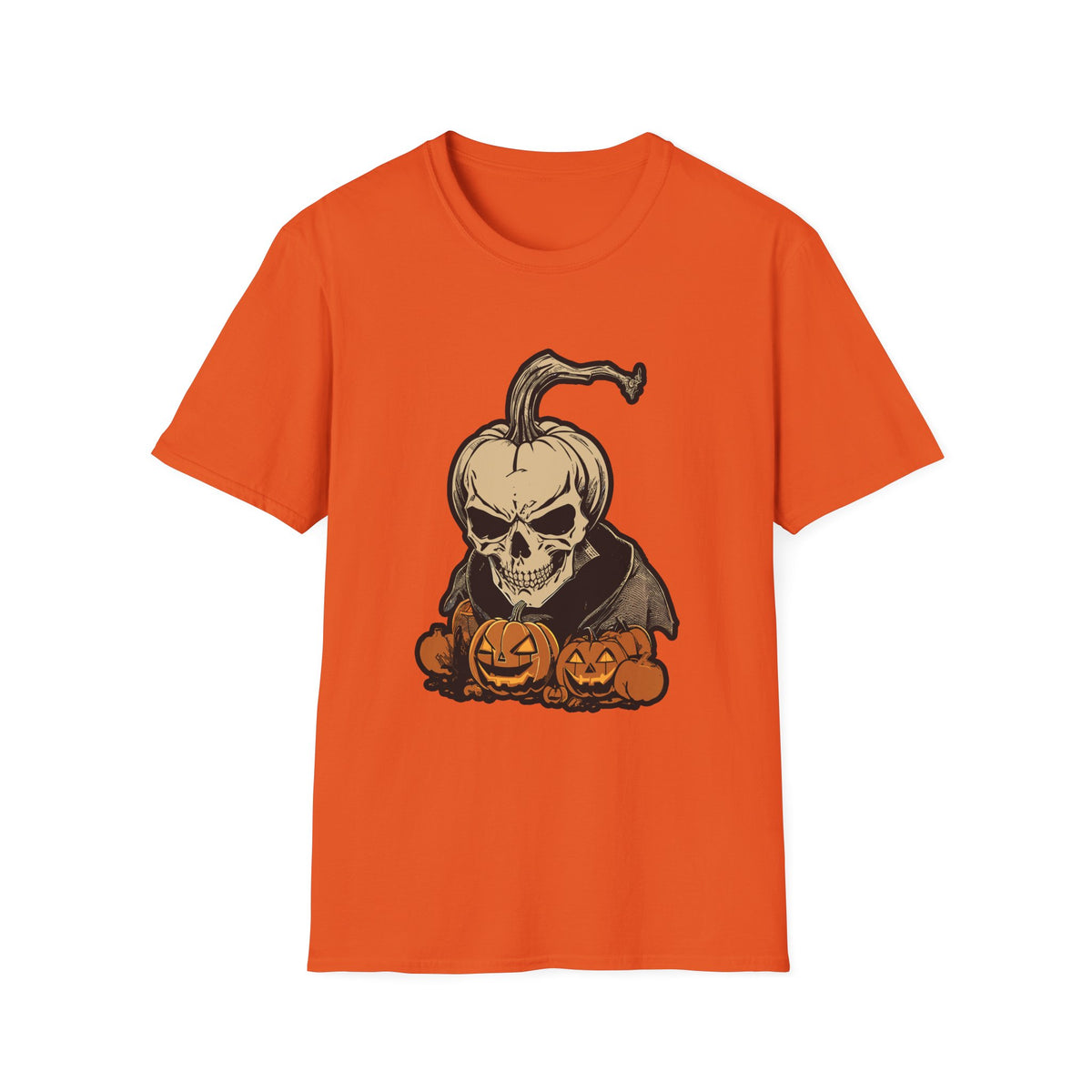 Scary Pumpkin Vintage Halloween T-Shirt