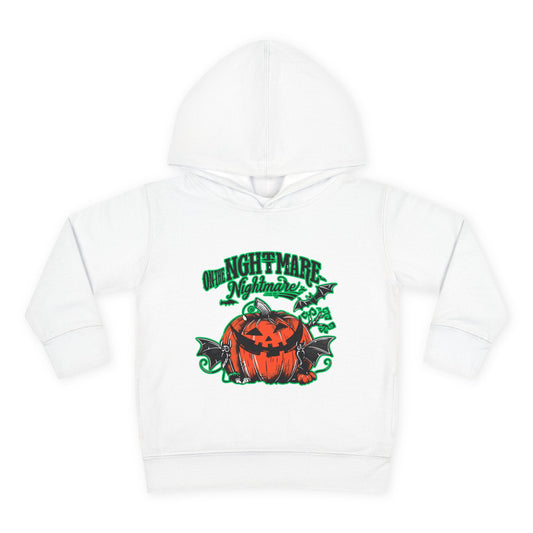Scary Pumpkin Toddler Hoodie for Halloween