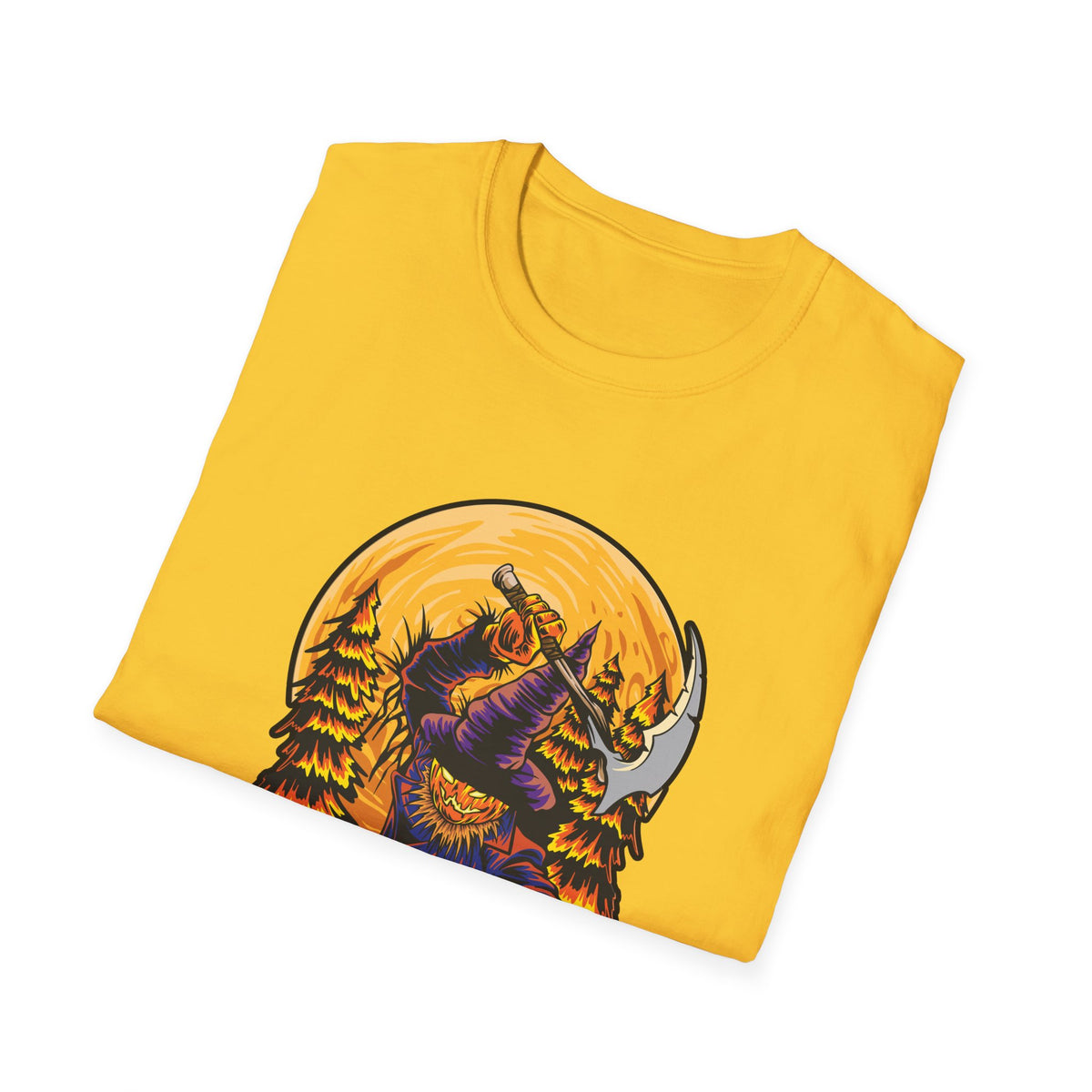 Scary Pumpkin Vintage Halloween T-Shirt