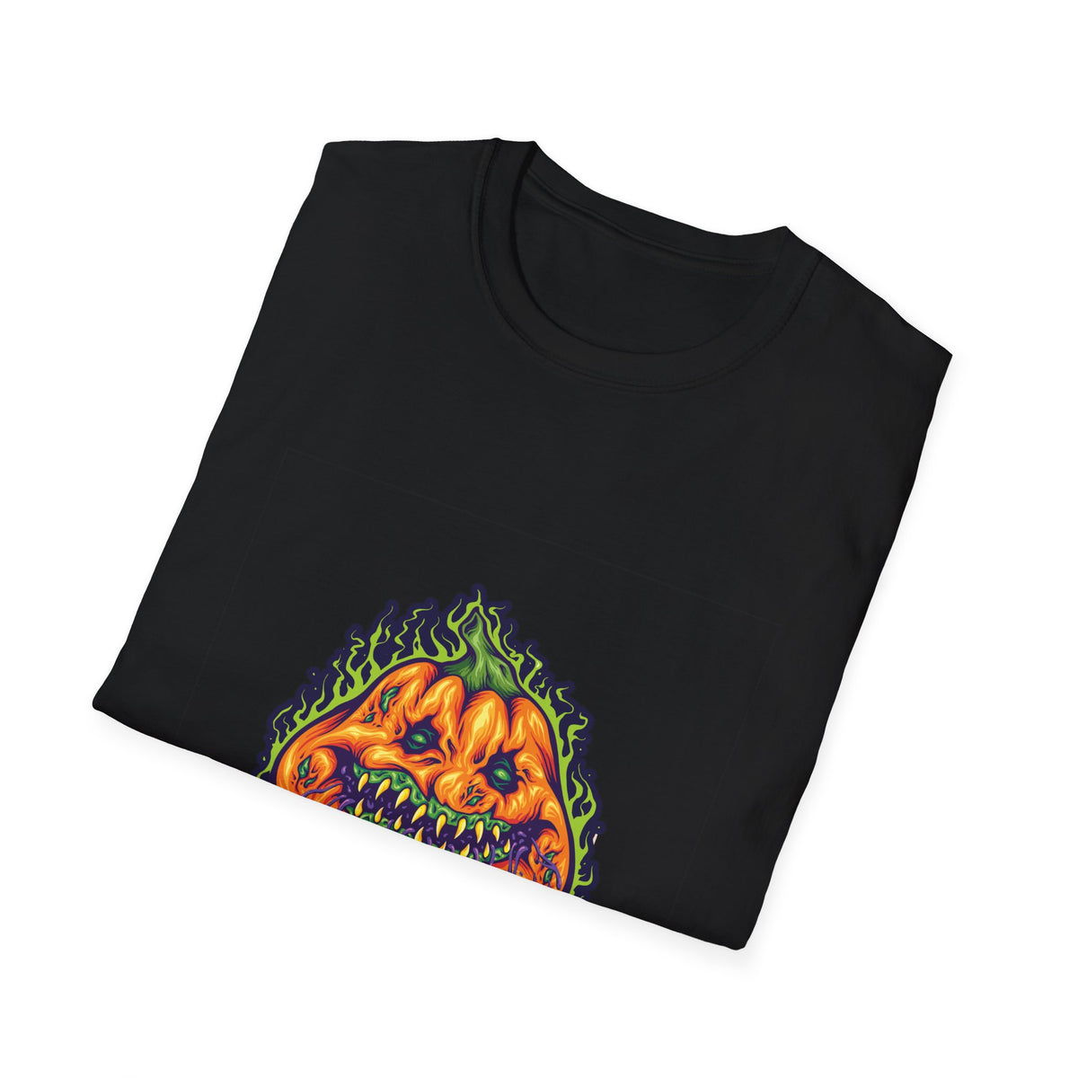 Scary Pumpkin Vintage Halloween T-Shirt