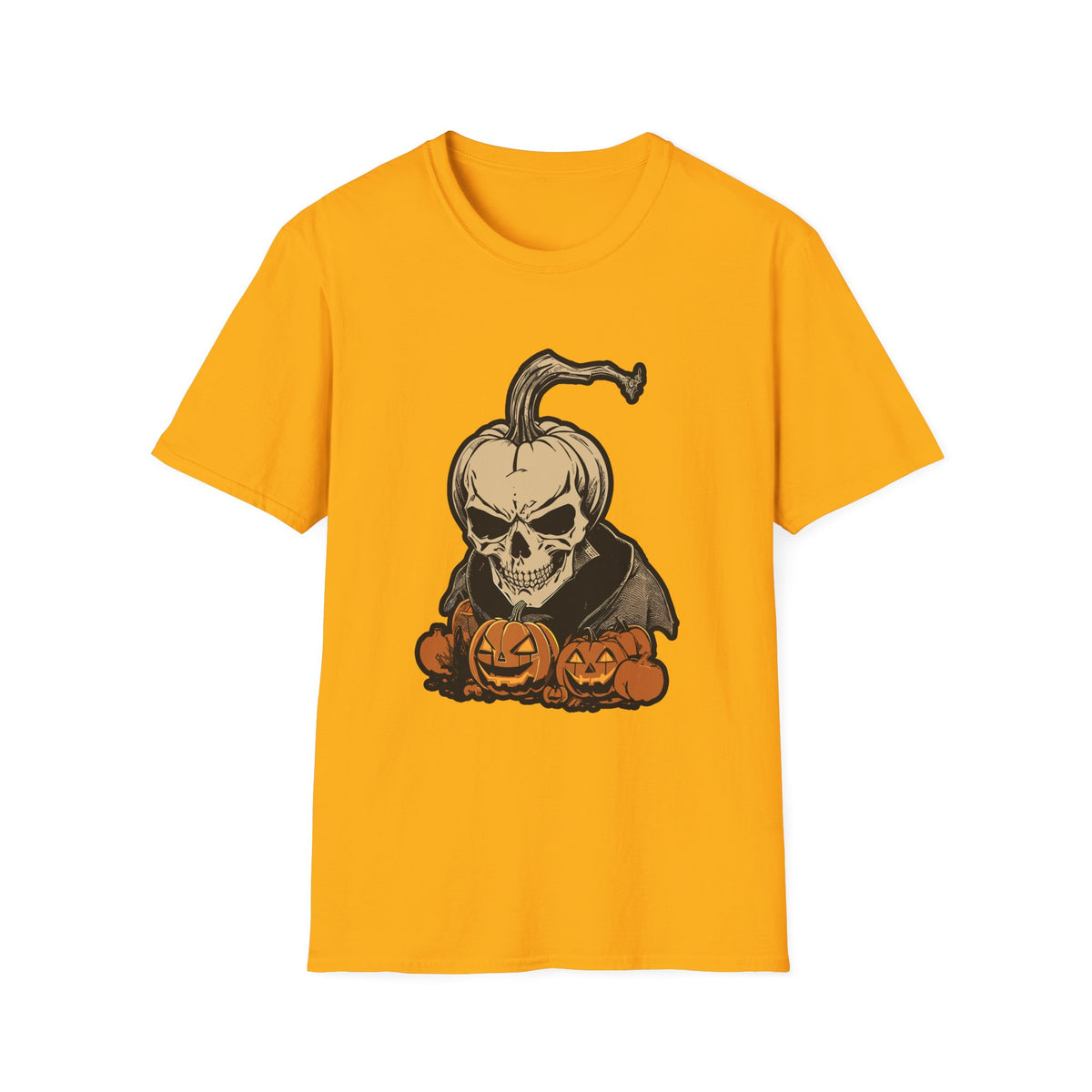 Scary Pumpkin Vintage Halloween T-Shirt