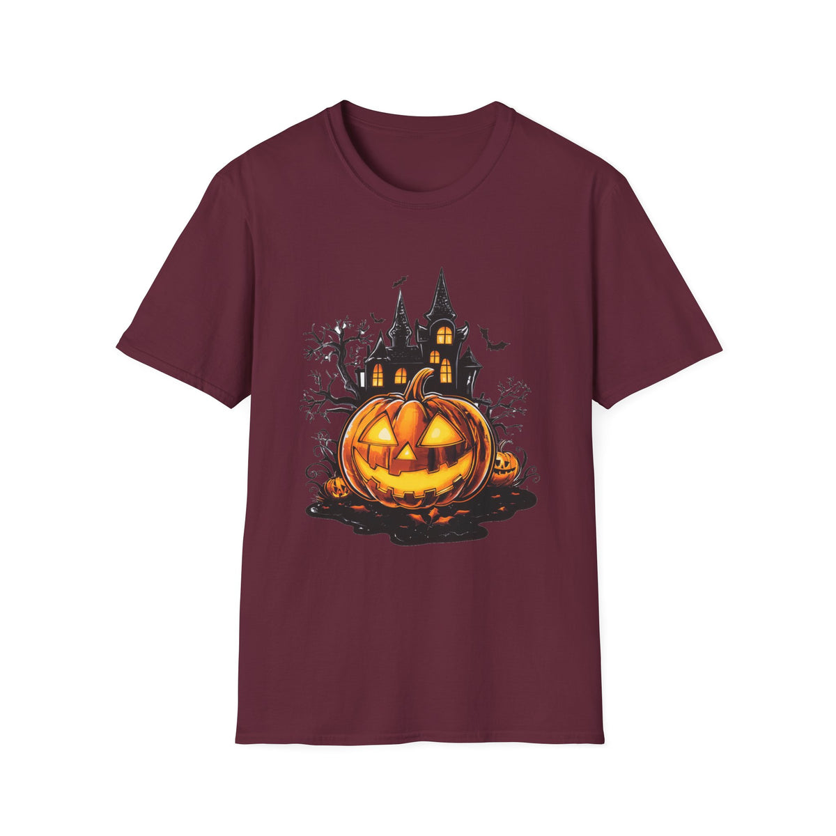 Scary Pumpkin Vintage Halloween T-Shirt