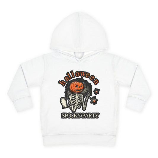 Scary Pumpkin Toddler Hoodie for a Cute Halloween Celebration