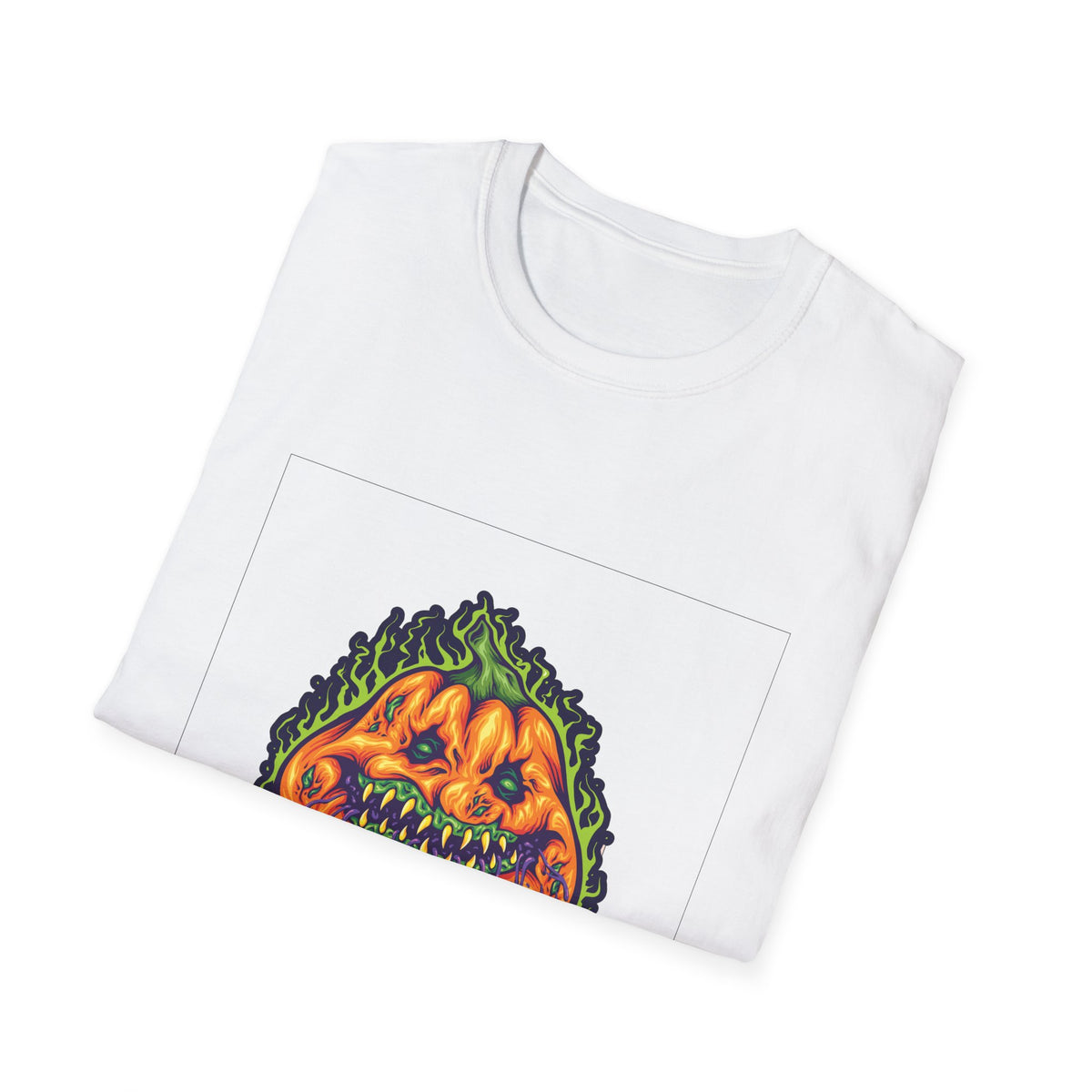 Scary Pumpkin Vintage Halloween T-Shirt