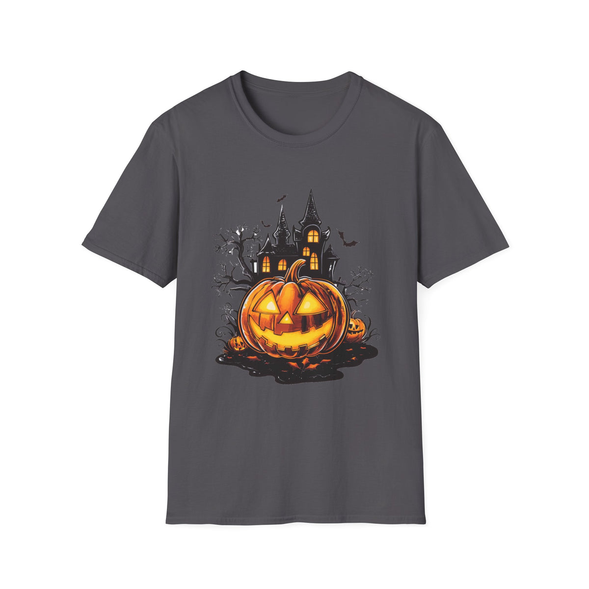 Scary Pumpkin Vintage Halloween T-Shirt