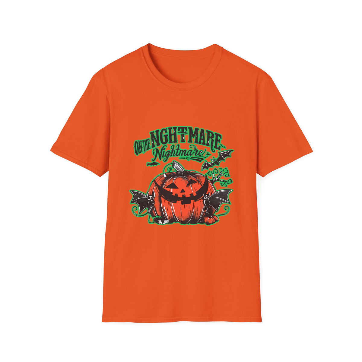 Scary Pumpkin Vintage Halloween T-Shirt