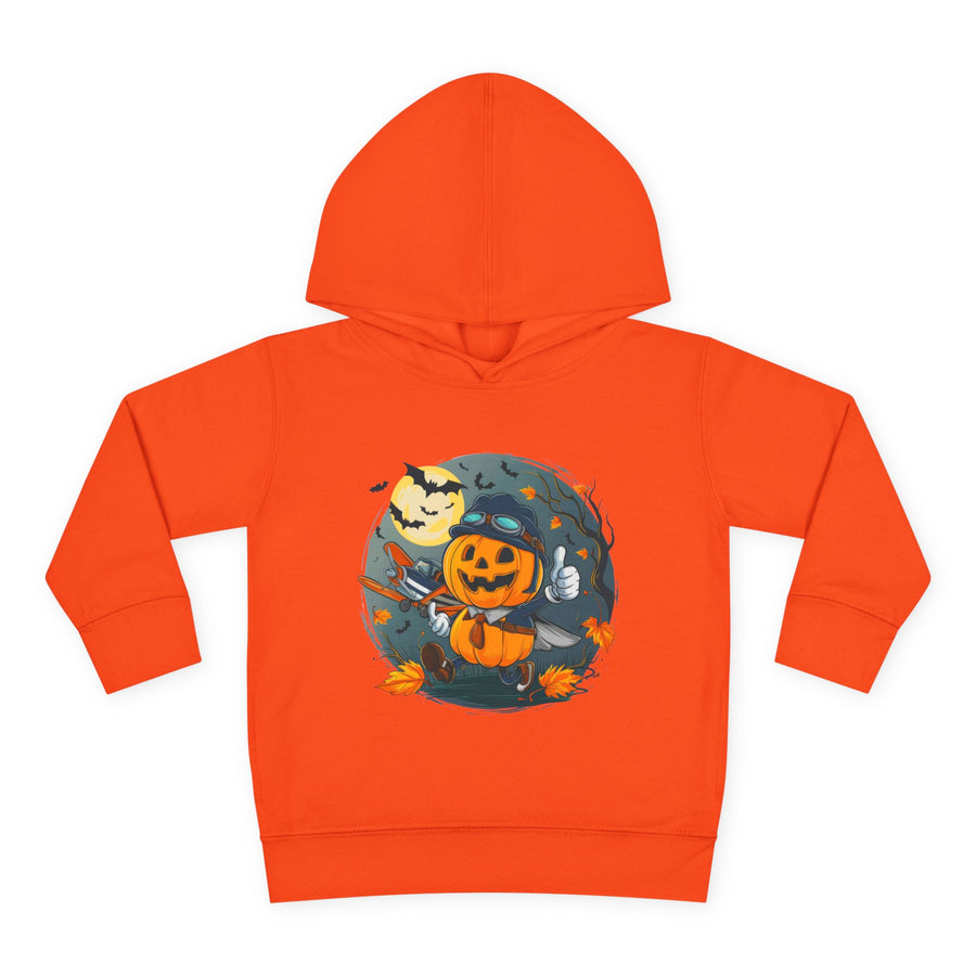 Funny Pumpkin Toddler Hoodie for Halloween