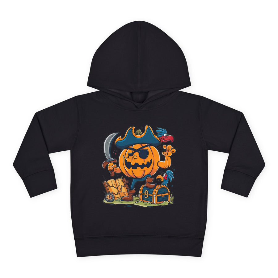 Cute Pirate Pumpkin Toddler Hoodie for Halloween