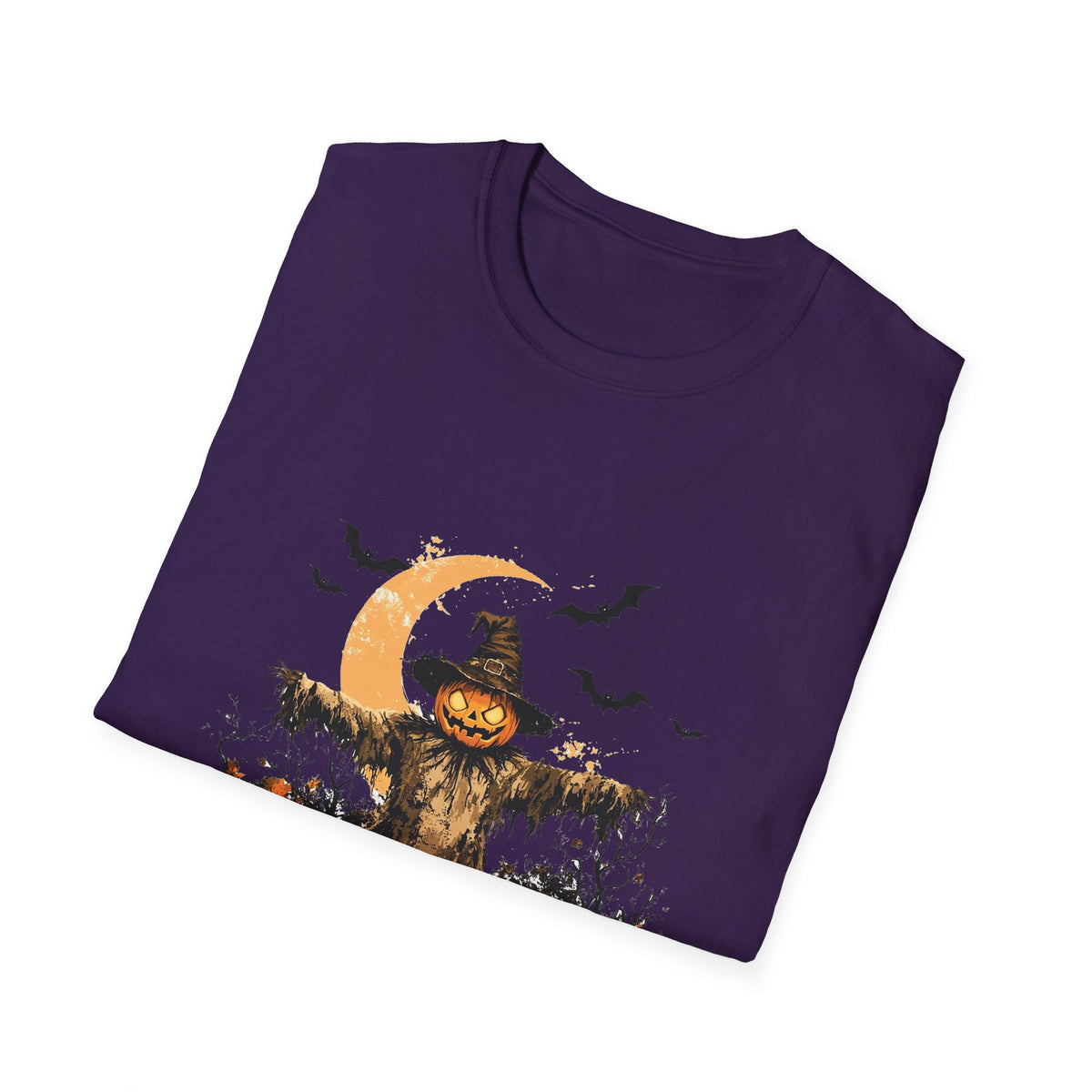 Scary Pumpkin Vintage Halloween T-Shirt
