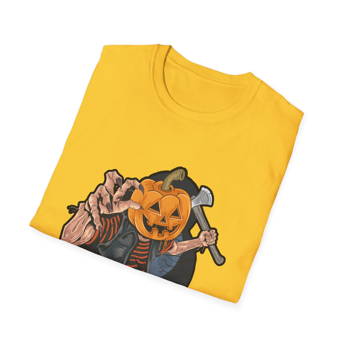 Scary Pumpkin Vintage Halloween T-Shirt