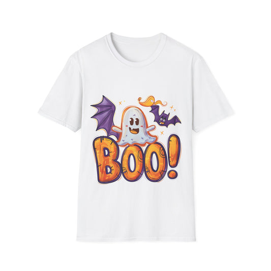Cute Vintage Pumpkin Ghost Halloween T-Shirt