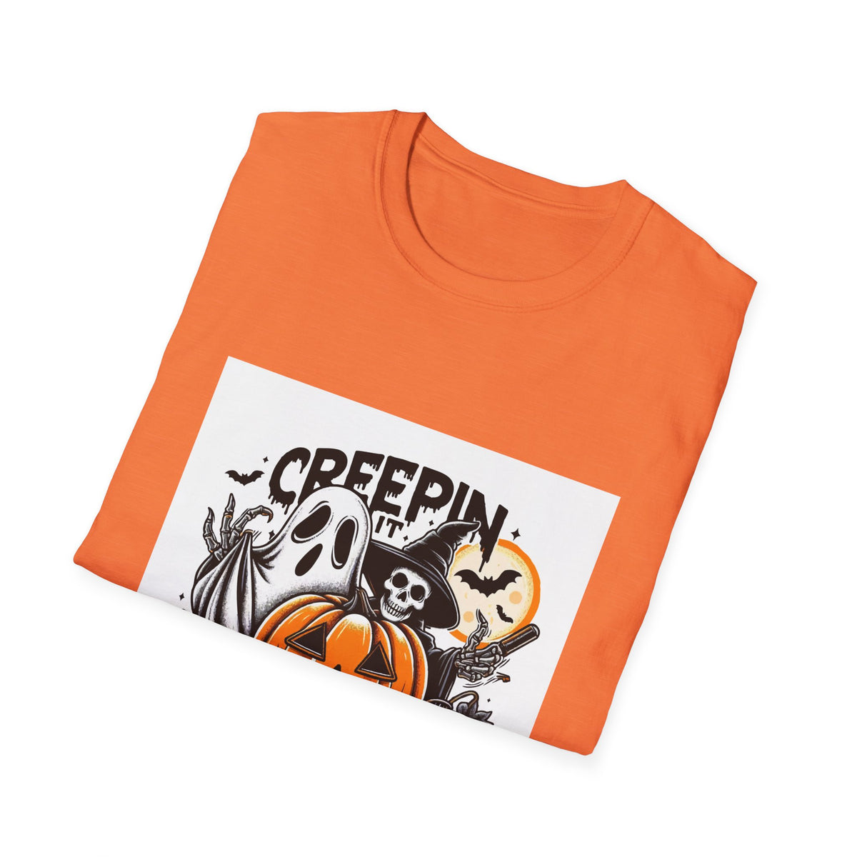 Scary Pumpkin Vintage Halloween T-Shirt