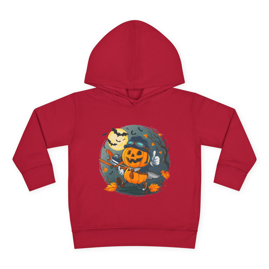 Funny Pumpkin Toddler Hoodie for Halloween