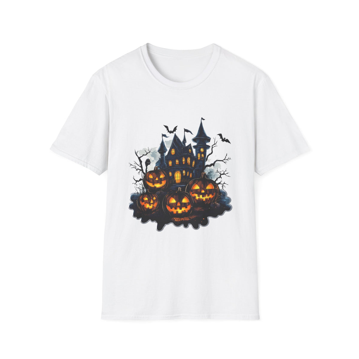 Scary Pumpkin Vintage Halloween T-Shirt