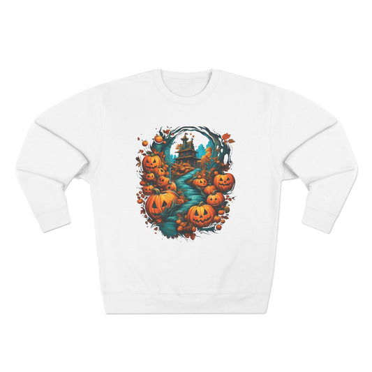 Halloween Graphic T-Shirt with Scary Pumpkin