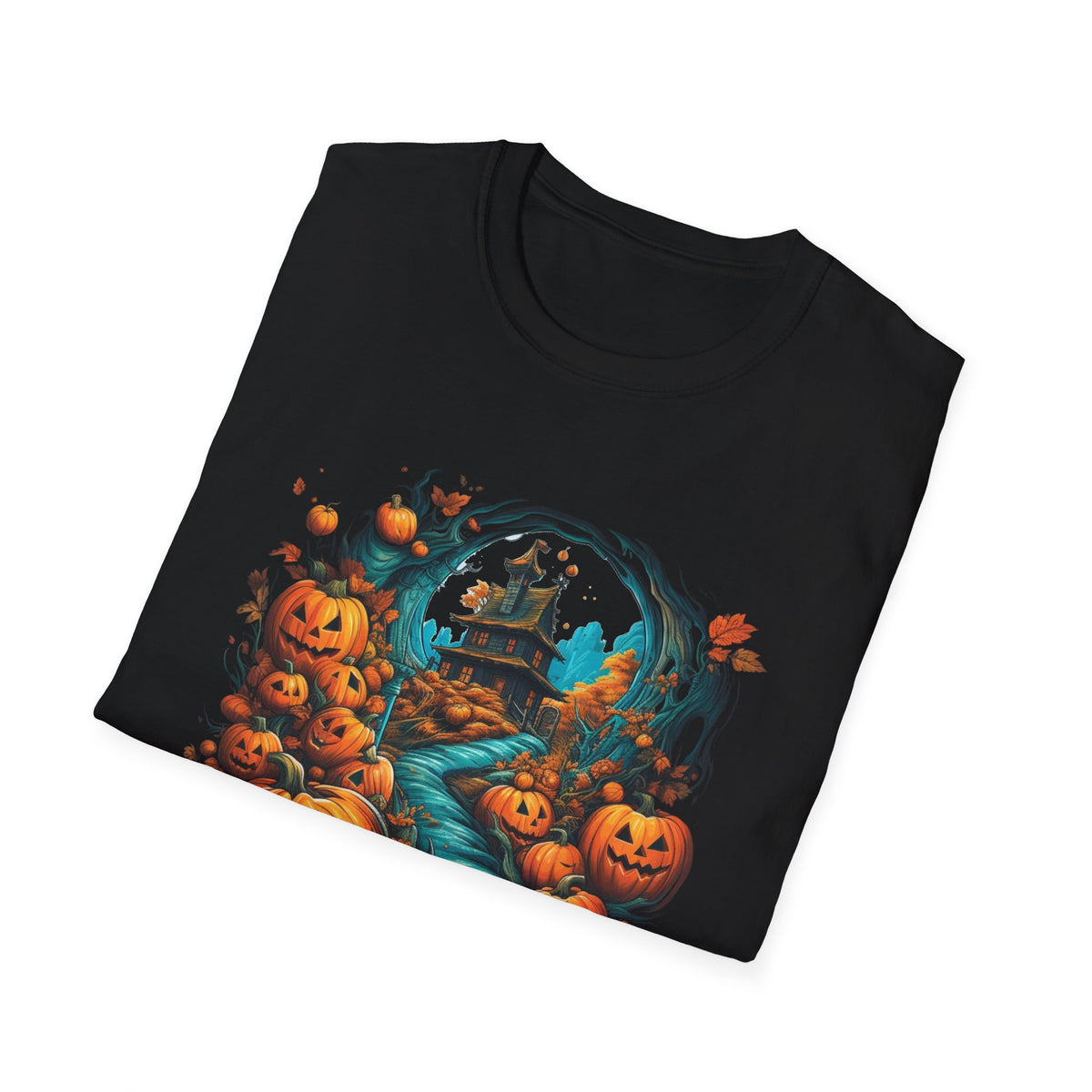 Scary Pumpkin Vintage Halloween T-Shirt