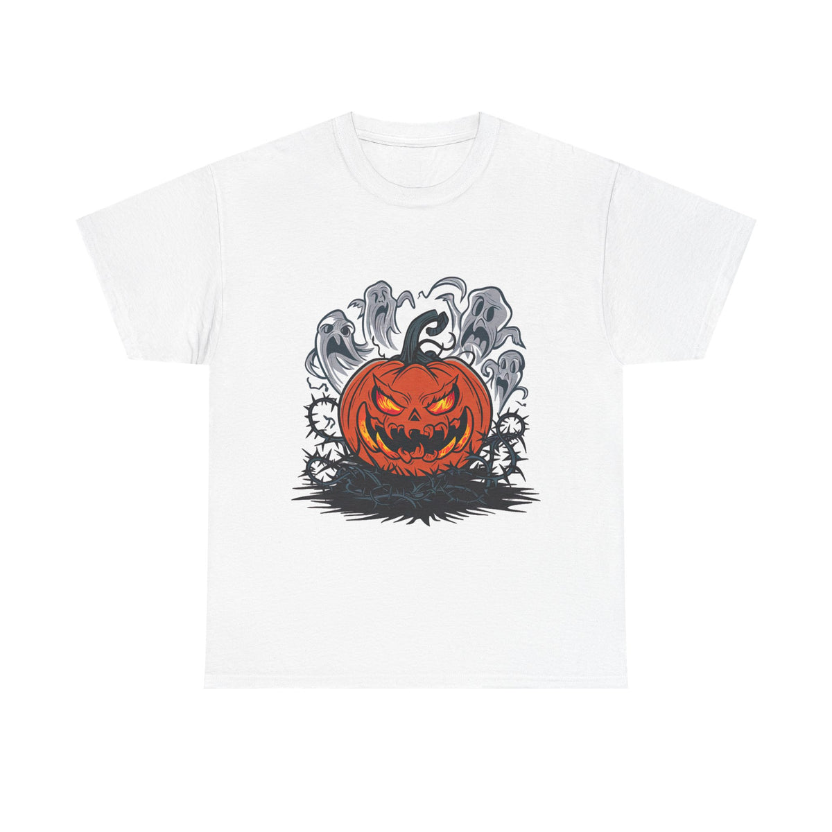 Scary Pumpkin Unisex Halloween T-Shirt