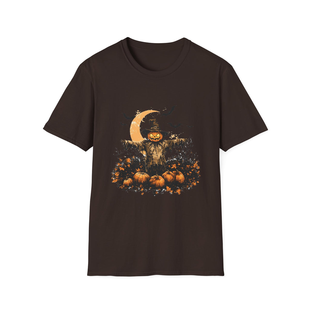 Scary Pumpkin Vintage Halloween T-Shirt