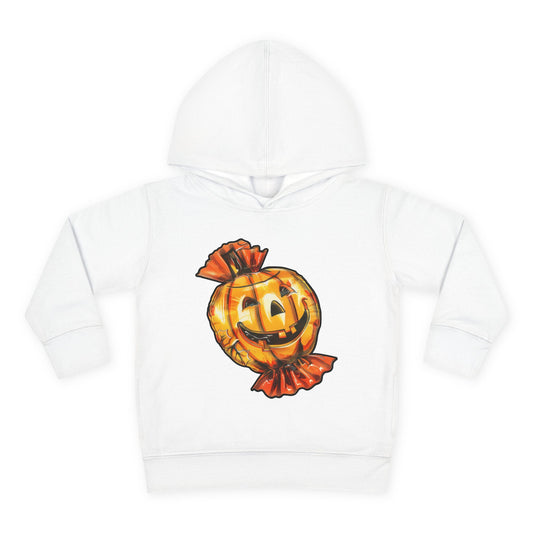Cute Scary Pumpkin Toddler Hoodie for Halloween