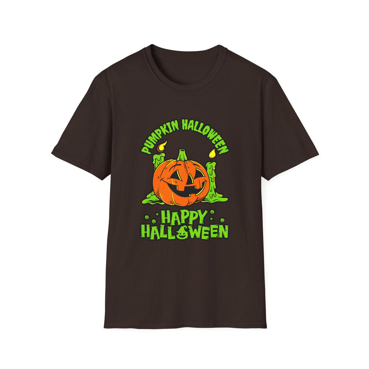 Scary Pumpkin Vintage Halloween T-Shirt