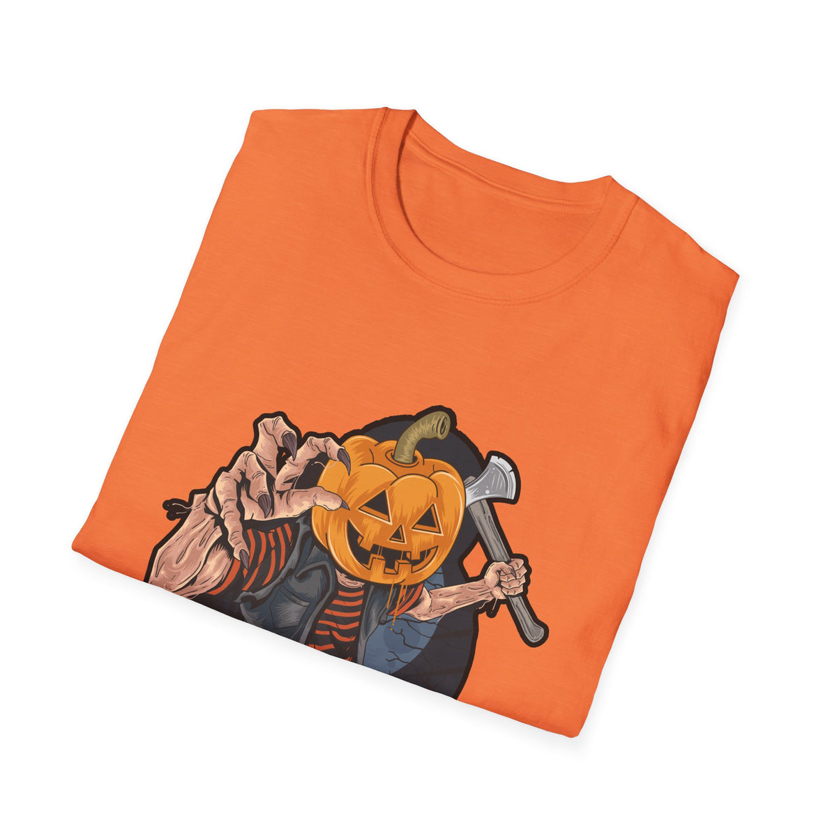 Scary Pumpkin Vintage Halloween T-Shirt