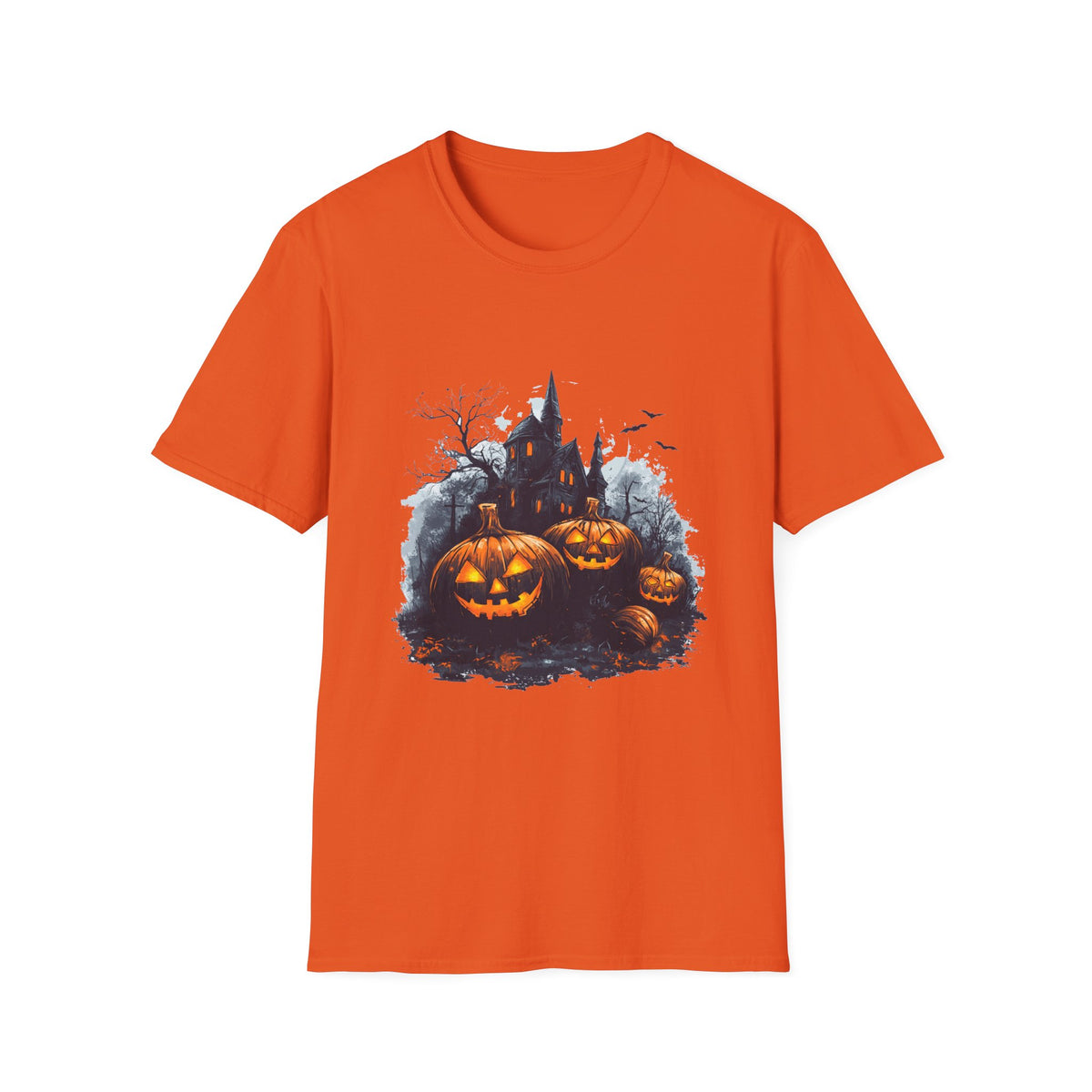 Scary Pumpkin Vintage Halloween T-Shirt