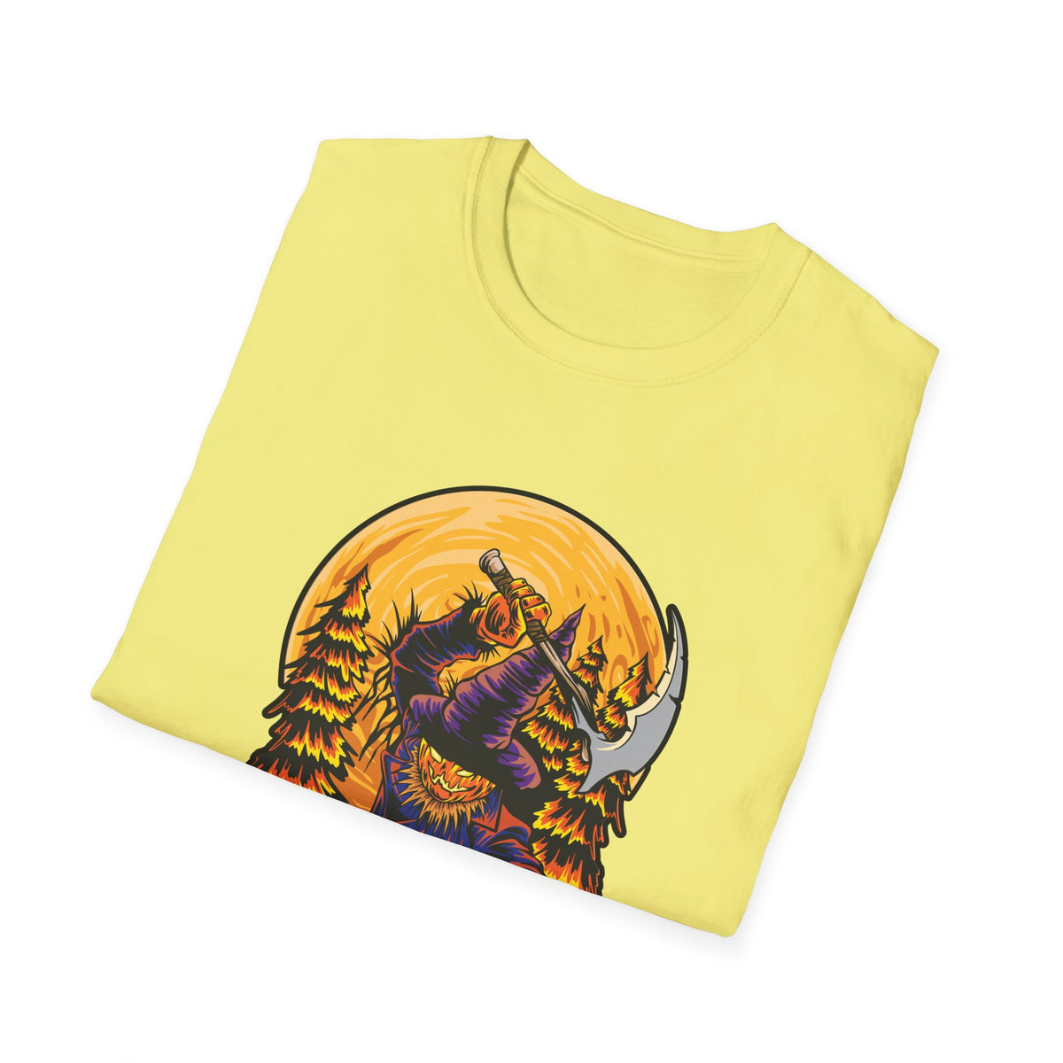 Scary Pumpkin Vintage Halloween T-Shirt