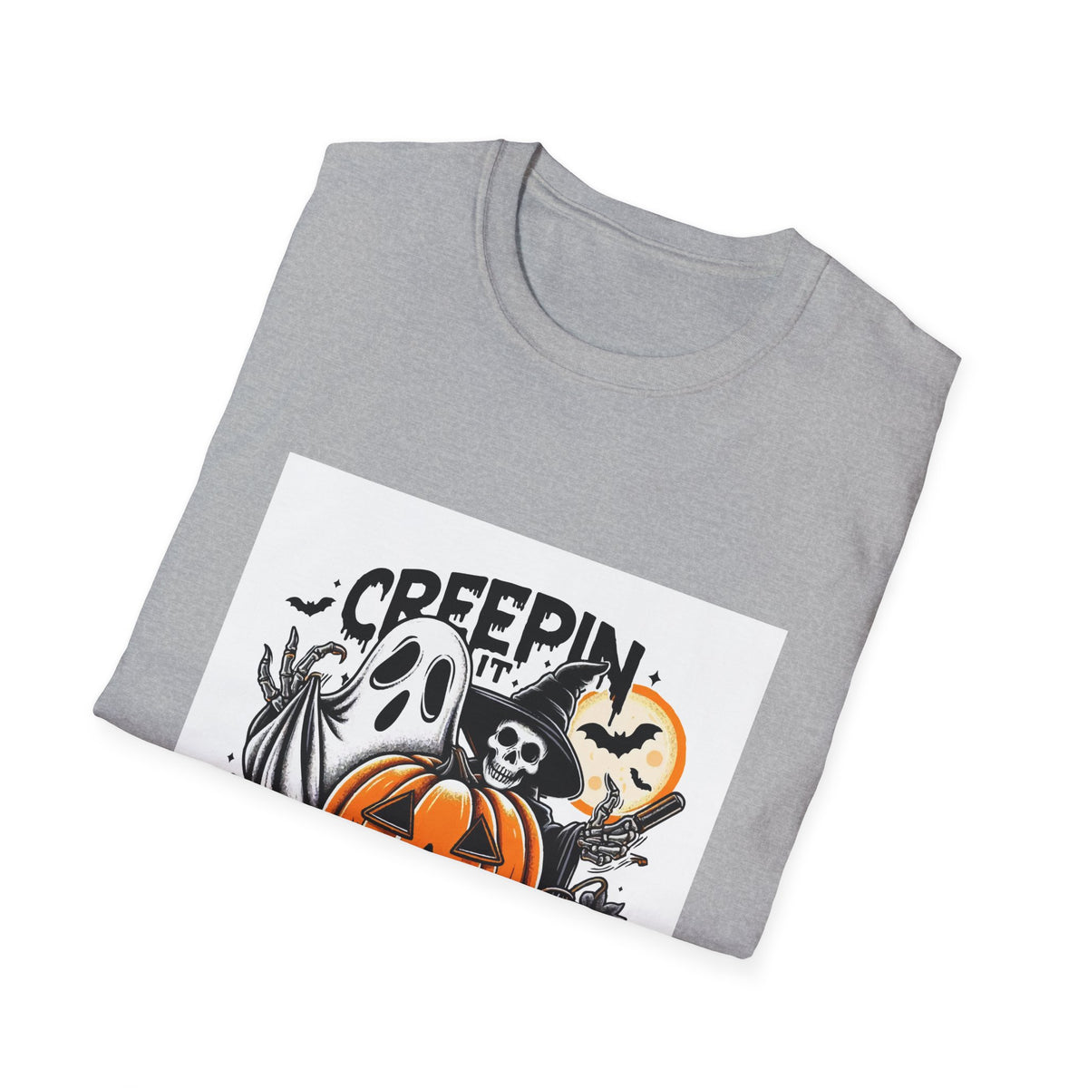 Scary Pumpkin Vintage Halloween T-Shirt
